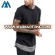 T.shirt BlackT-shirts Sportswear Wear Polyester Gym White Shirts  For Mens In Plain Custom T-shirt Print Long Line Men T Shirt